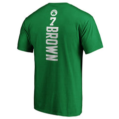 Jaylen Brown Boston Celtics Playmaker Name & Number T-Shirt Kelly Green
