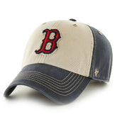 Boston Red Sox '47 Yosemite Freshman Clean Up Adjustable Hat - White/Navy - 47 brand Discount