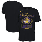 Los Angeles Lakers 2020 NBA Finals Champions Locker Room T-Shirt Black | Nike outlet