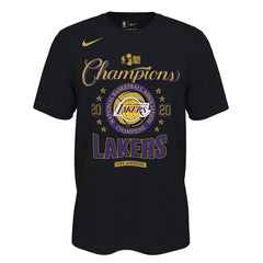 Los Angeles Lakers 2020 NBA Finals Champions Locker Room T-Shirt Black | Nike outlet