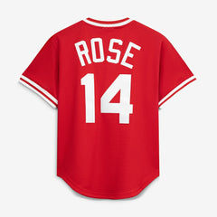 Pete Rose Cincinnati Reds Mitchell & Ness Authentic Batting Practice Jersey - Red - Mitchell & Ness Discount