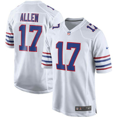 Nike Josh Allen Buffalo Bills Alternate Game Player Jersey White
