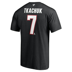 Brady Tkachuk Ottawa Senators Fanatics Authentic Stack Name & Number T-Shirt - Black - NHL 4100068