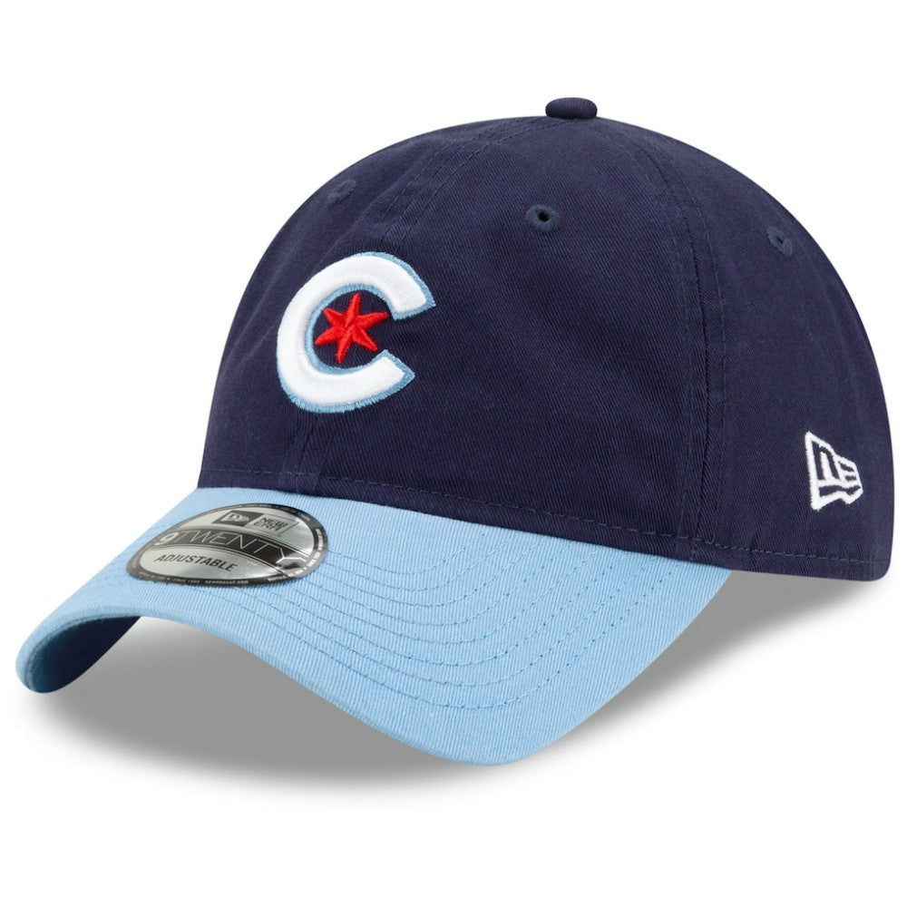Chicago Cubs New Era 2021 City Connect 9TWENTY Adjustable Hat - Navy/Light Blue - New Era Online