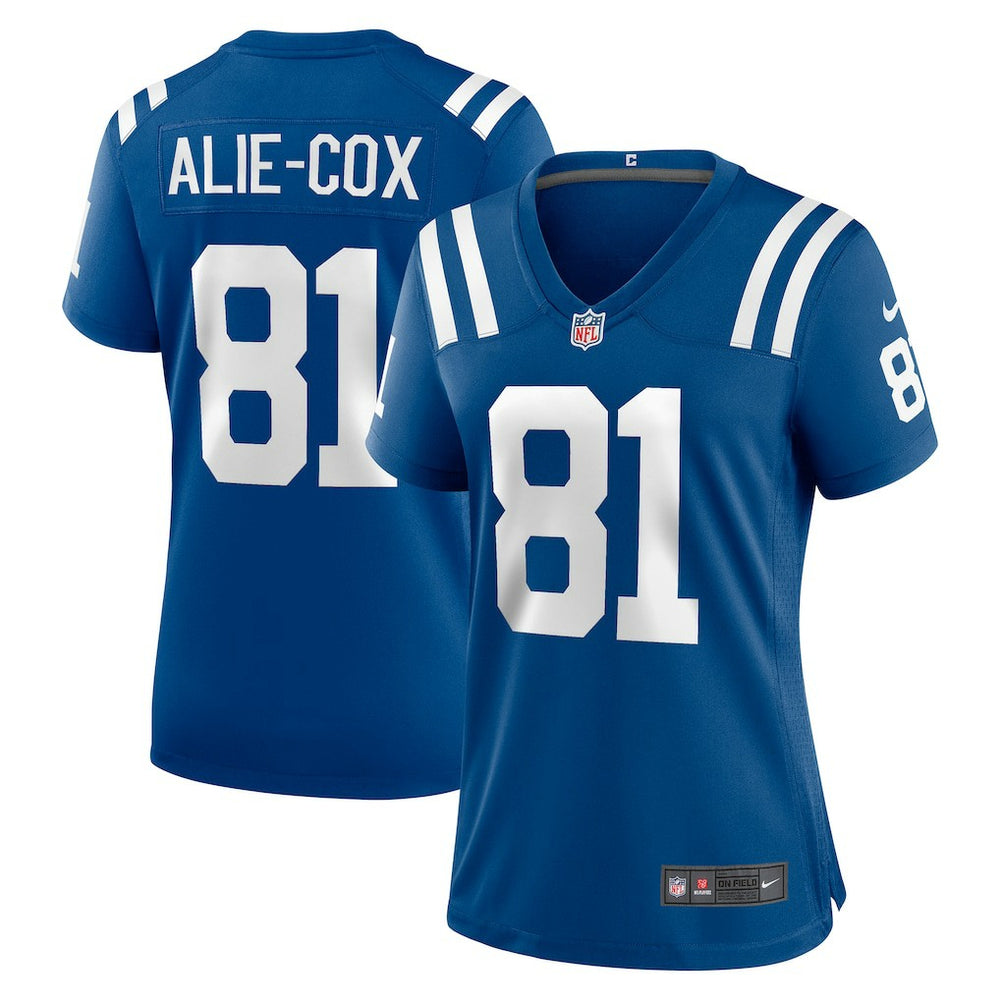 Nike Mo Alie-Cox Indianapolis Colts Women's Team Game Jersey Royal