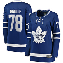 TJ Brodie Toronto Maple Leafs Fanatics Women's Breakaway Player Jersey - Blue - NHL 4107447