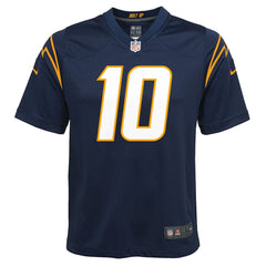 Nike Justin Herbert Los Angeles Chargers Youth Game Jersey Navy