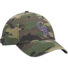 Colorado Rockies '47 Team Clean Up Adjustable Hat - Camo - 47 brand Online