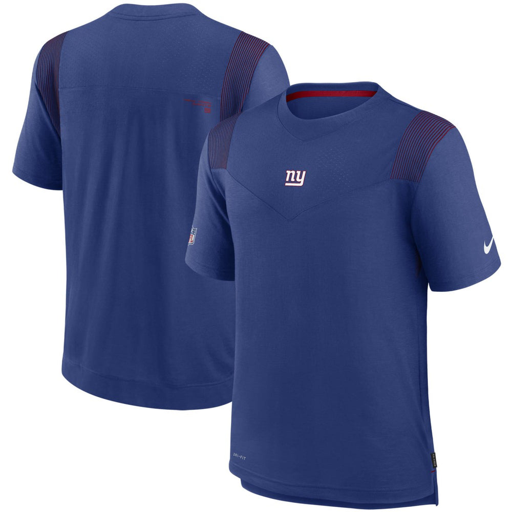 Nike New York Giants Sideline Player UV Performance T-Shirt Royal