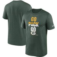 Nike Green Bay Packers Legend Local Phrase Performance T-Shirt Green