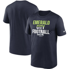 Nike Seattle Seahawks Legend Local Phrase Performance T-Shirt College Navy