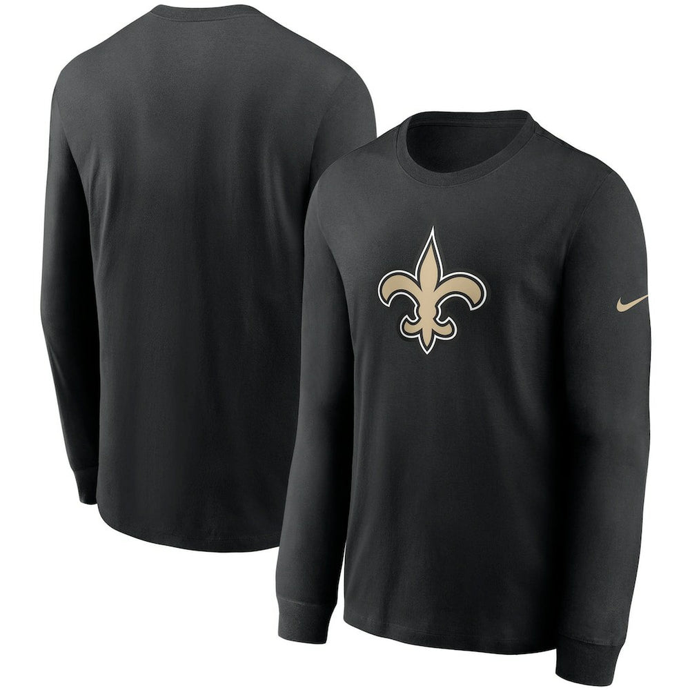 Nike New Orleans Saints Primary Logo Long Sleeve T-Shirt Black