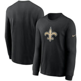 Nike New Orleans Saints Primary Logo Long Sleeve T-Shirt Black