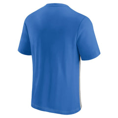Fanatics Los Angeles Chargers Throwback Colorblock T-Shirt Powder Blue/Heathered Gray