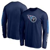 Fanatics Tennessee Titans Front Runner Long Sleeve T-Shirt Navy