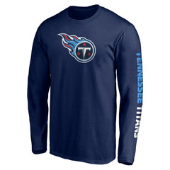 Fanatics Tennessee Titans Front Runner Long Sleeve T-Shirt Navy