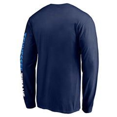 Fanatics Tennessee Titans Front Runner Long Sleeve T-Shirt Navy