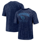 Fanatics Tennessee Titans Shade Battle Ready Raglan Space-Dye T-Shirt Navy