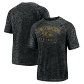 Fanatics Baltimore Ravens Shade Battle Ready Raglan Space-Dye T-Shirt Black