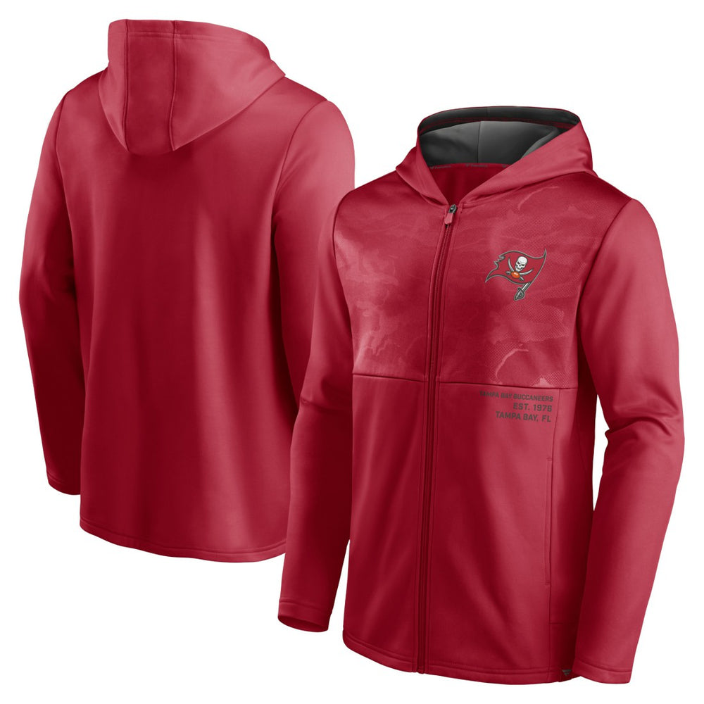 Fanatics Tampa Bay Buccaneers Defender Full-Zip Hoodie Jacket Red