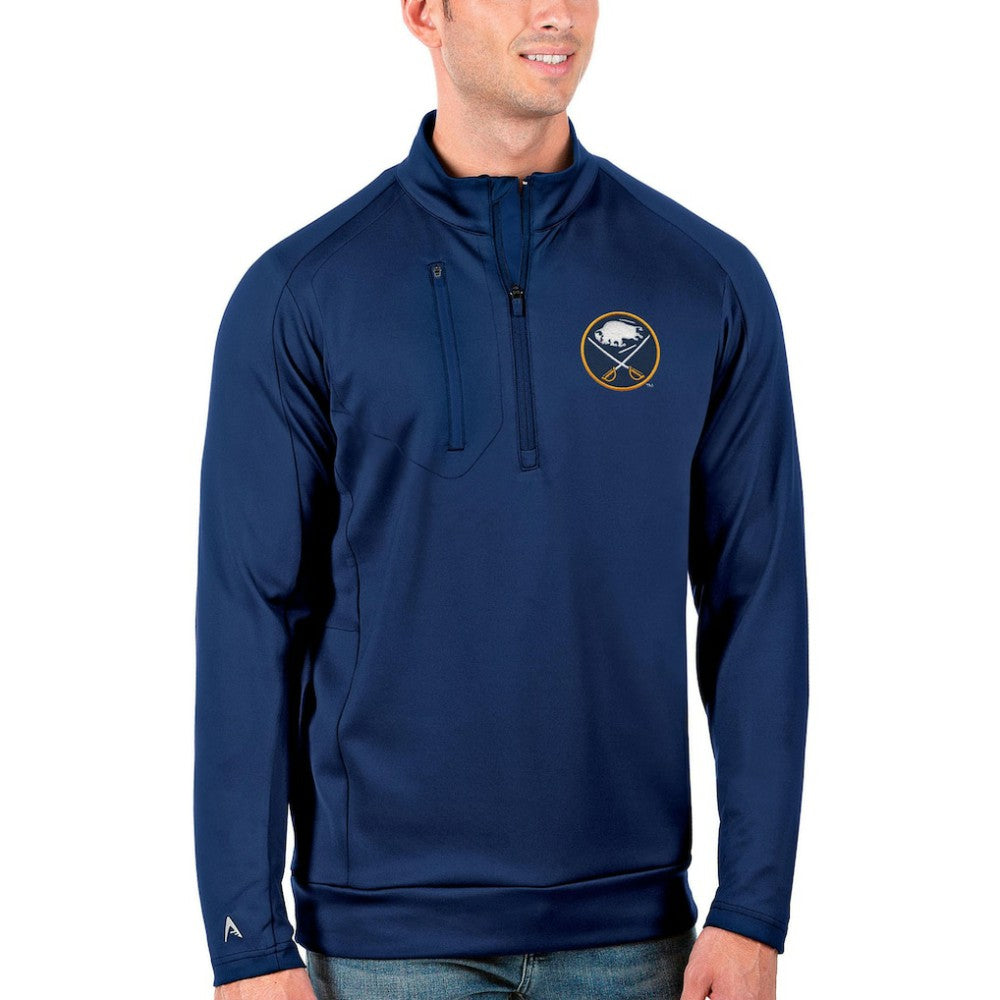 Buffalo Sabres Antigua Generation Quarter-Zip Pullover Jacket - Royal - NHL 4126519