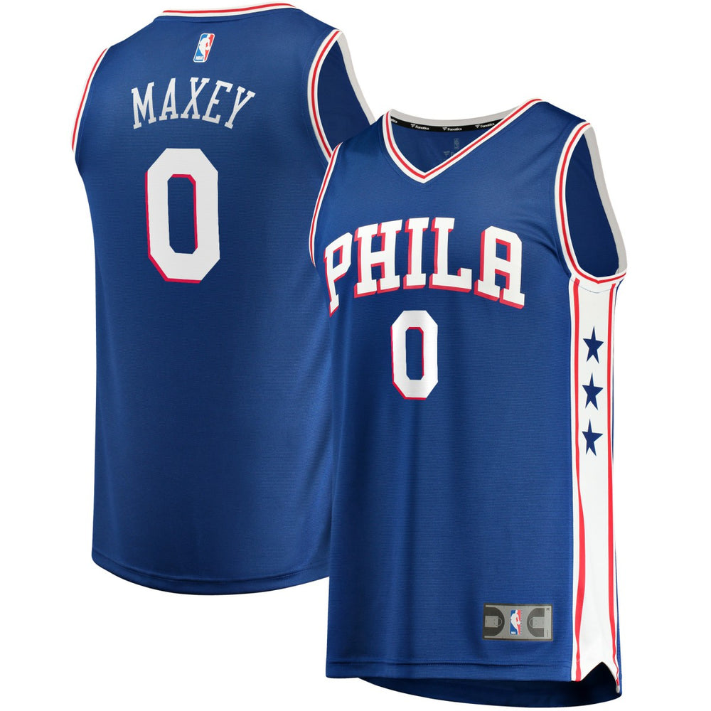 Tyrese Maxey Philadelphia 76ers Fast Replica Jersey Royal Icon Edition | Fanatics