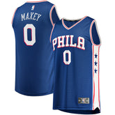 Tyrese Maxey Philadelphia 76ers Fast Replica Jersey Royal Icon Edition | Fanatics