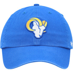 47 brand Los Angeles Rams '47 Clean Up Primary Logo Adjustable Hat Royal