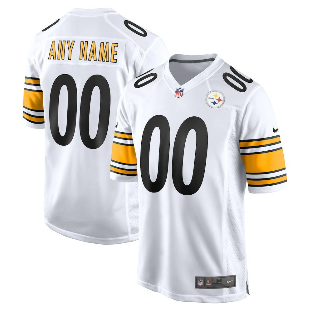 Nike Pittsburgh Steelers Game Custom Jersey White