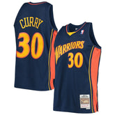 Stephen Curry Golden State Warriors Hardwood Classics Swingman Jersey for sale Navy | Mitchell & Ness US
