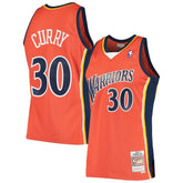 Stephen Curry Golden State Warriors Hardwood Classics Swingman Jersey for sale Orange | Mitchell & Ness online
