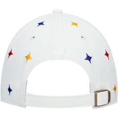 47 brand Pittsburgh Steelers '47 Women's Multi Confetti Clean Up Adjustable Hat White