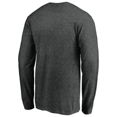 Detroit Tigers Cooperstown Collection Huntington Logo Long Sleeve T-Shirt - Charcoal - MLB Sale