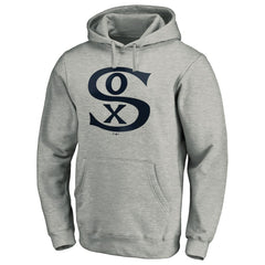 Chicago White Sox Cooperstown Collection Huntington Logo Fitted Pullover Hoodie - Heather Gray - MLB Online