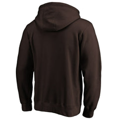 San Diego Padres Cooperstown Collection Huntington Logo Fitted Pullover Hoodie - Brown - MLB on Sale