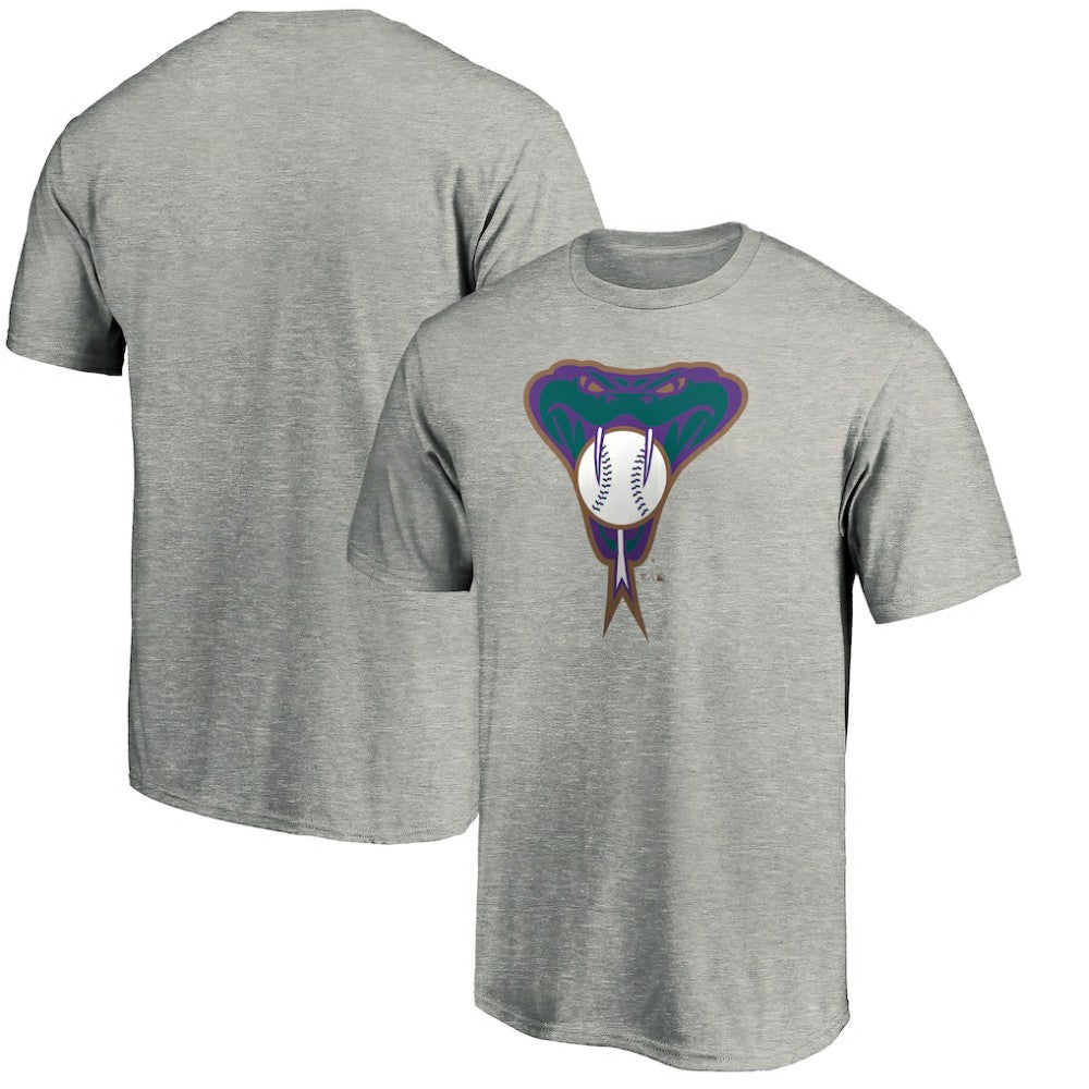 Arizona Diamondbacks Cooperstown Collection Huntington Logo T-Shirt - Heathered Gray - MLB Sale
