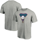 Arizona Diamondbacks Cooperstown Collection Huntington Logo T-Shirt - Heathered Gray - MLB Sale