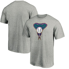 Arizona Diamondbacks Cooperstown Collection Huntington Logo T-Shirt - Heathered Gray - MLB Sale
