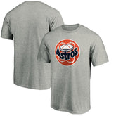 Houston Astros Cooperstown Collection Huntington Logo T-Shirt - Heathered Gray - MLB Discount
