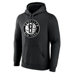 Brooklyn Nets Playmaker Personalized Name & Number Pullover Hoodie Black