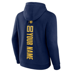 Indiana Pacers Playmaker Personalized Name & Number Pullover Hoodie Navy