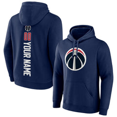 Washington Wizards Playmaker Personalized Name & Number Pullover Hoodie Navy