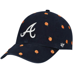 Atlanta Braves '47 Women's Confetti Clean Up Adjustable Hat - Navy - 47 brand Sale