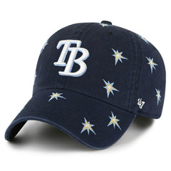Tampa Bay Rays '47 Women's Confetti Clean Up Adjustable Hat - Navy - 47 brand on Sale
