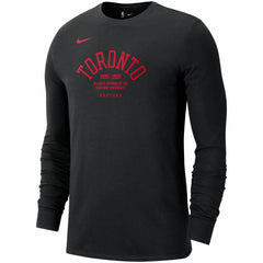 Toronto Raptors 75th Anniversary Courtside Element Long Sleeve T-Shirt Black | Nike