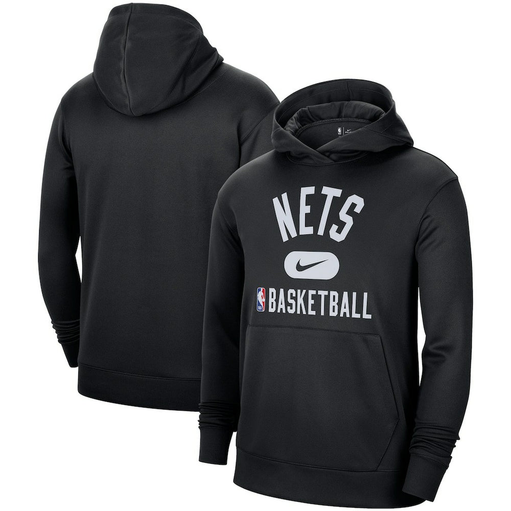 Brooklyn Nets 2021-2022 Spotlight On Court Performance Practice Pullover Hoodie Black | Nike online