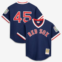 Pedro Martinez Boston Red Sox Mitchell & Ness Authentic Batting Practice Jersey - Navy - Mitchell & Ness Online