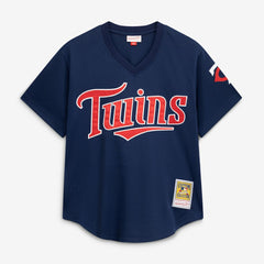 David Ortiz Minnesota Twins Mitchell & Ness 2002 Cooperstown Collection Mesh Batting Practice Jersey - Navy - Mitchell & Ness Sale