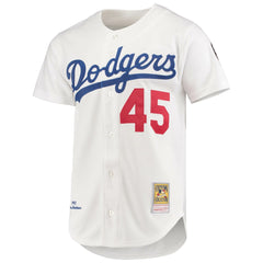 Pedro Martinez Los Angeles Dodgers Mitchell & Ness 1993 Cooperstown Collection Home Authentic Jersey - White - Mitchell & Ness Discount