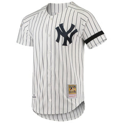 New York Yankees Mitchell & Ness Cooperstown Collection 1996 Authentic Home Jersey - White - Mitchell & Ness Discount